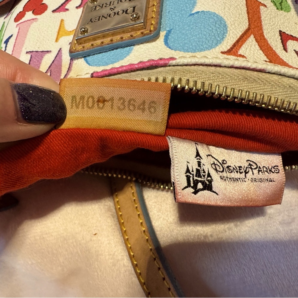 Dooney & Bourke Disney Minnie & Mickey Alphabet Crossbody Bag- Discontinued - Picture 9 of 9